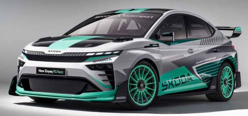 Skoda’dan Elektrikli ve Agresif Konsept: İşte Enyaq RS Race!
