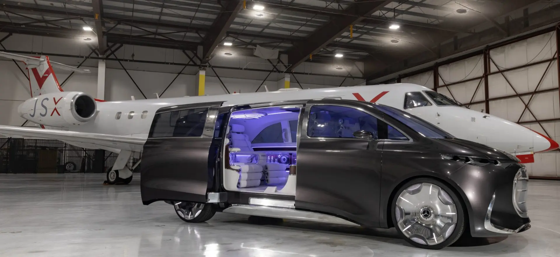 Mercedes’ Vision V Konsepti: Tekerlekli Özel Jet!