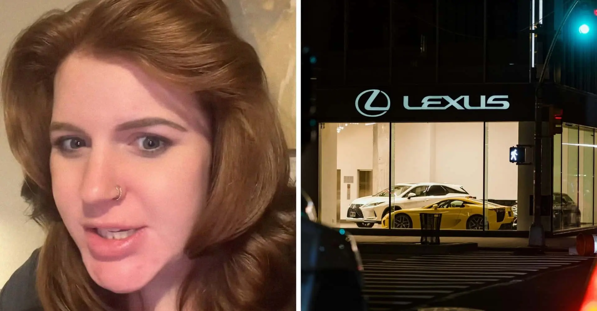 Şanssız Anlar: Hyundai Santa Fe’den Fırlayan Tekerlek Lexus Showroom’unu Mı Gördü?