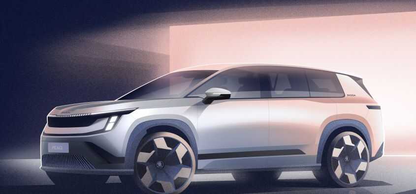 Skoda’nın Yeni Elektrikli Amiral Gemisi Peaq Gün Yüzüne Çıkıyor