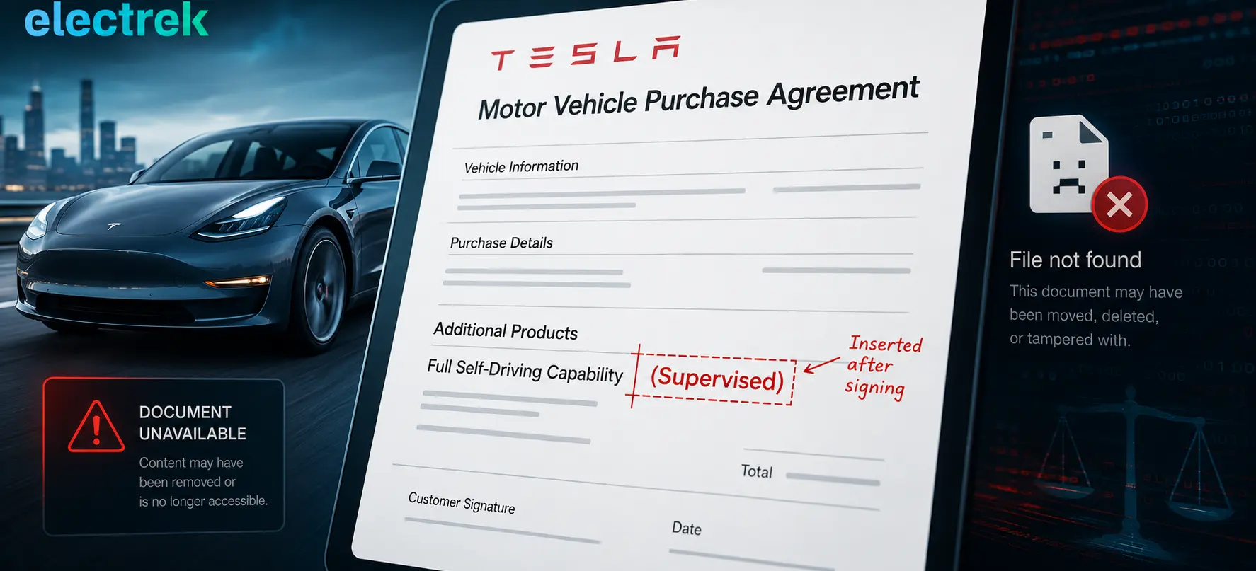 Tesla’dan FSD Sözleşmelerinde Tartışmalı Güncelleme: Eski Belgelere Erişim Kısıtlanıyor
