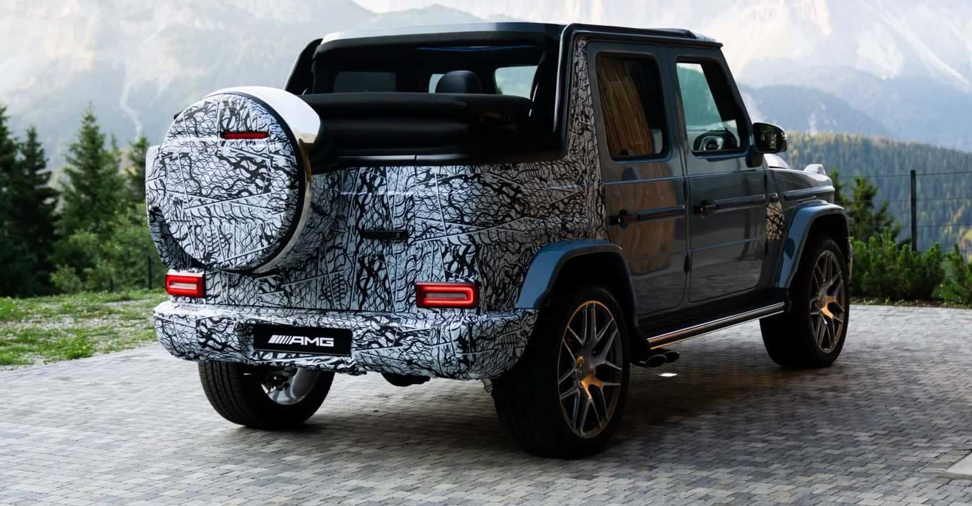 Yeni Mercedes-AMG G63 Cabriolet’nin Kamuflajı Neredeyse Hiçbir Şeyi Gizlemiyor
