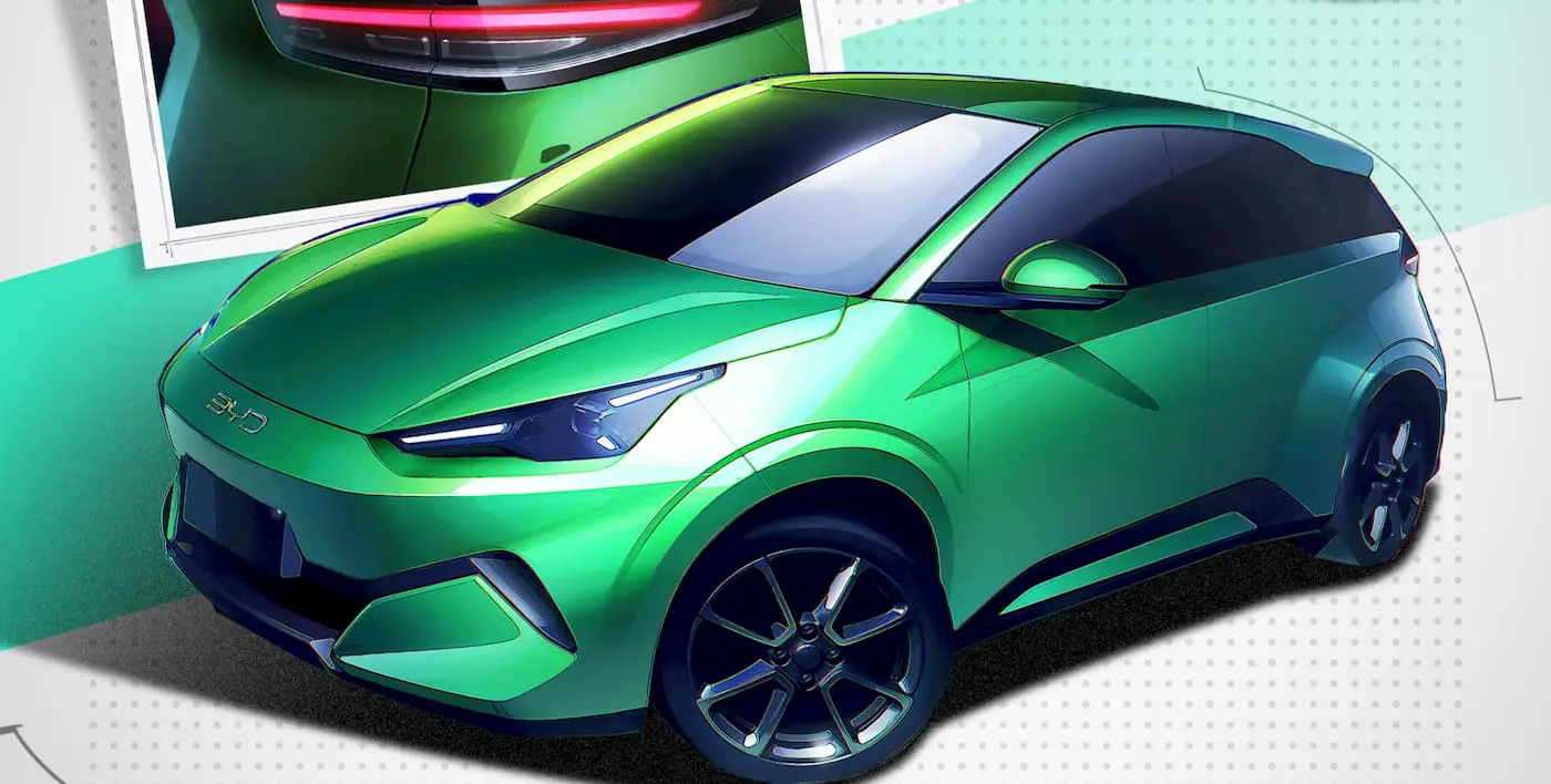BYD, Yeni Nesil Seagull Elektrikli Otomobil Tasarımını Paylaştı